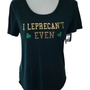Grayson Threads “ I Leprecan’t Even” St. Patrick’s Day  green t-shirt si…